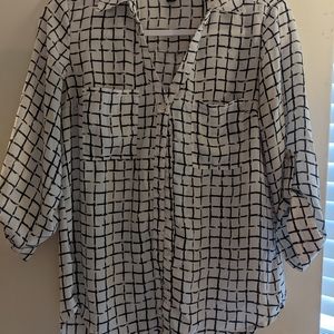 IZ Byer Windowpane Top